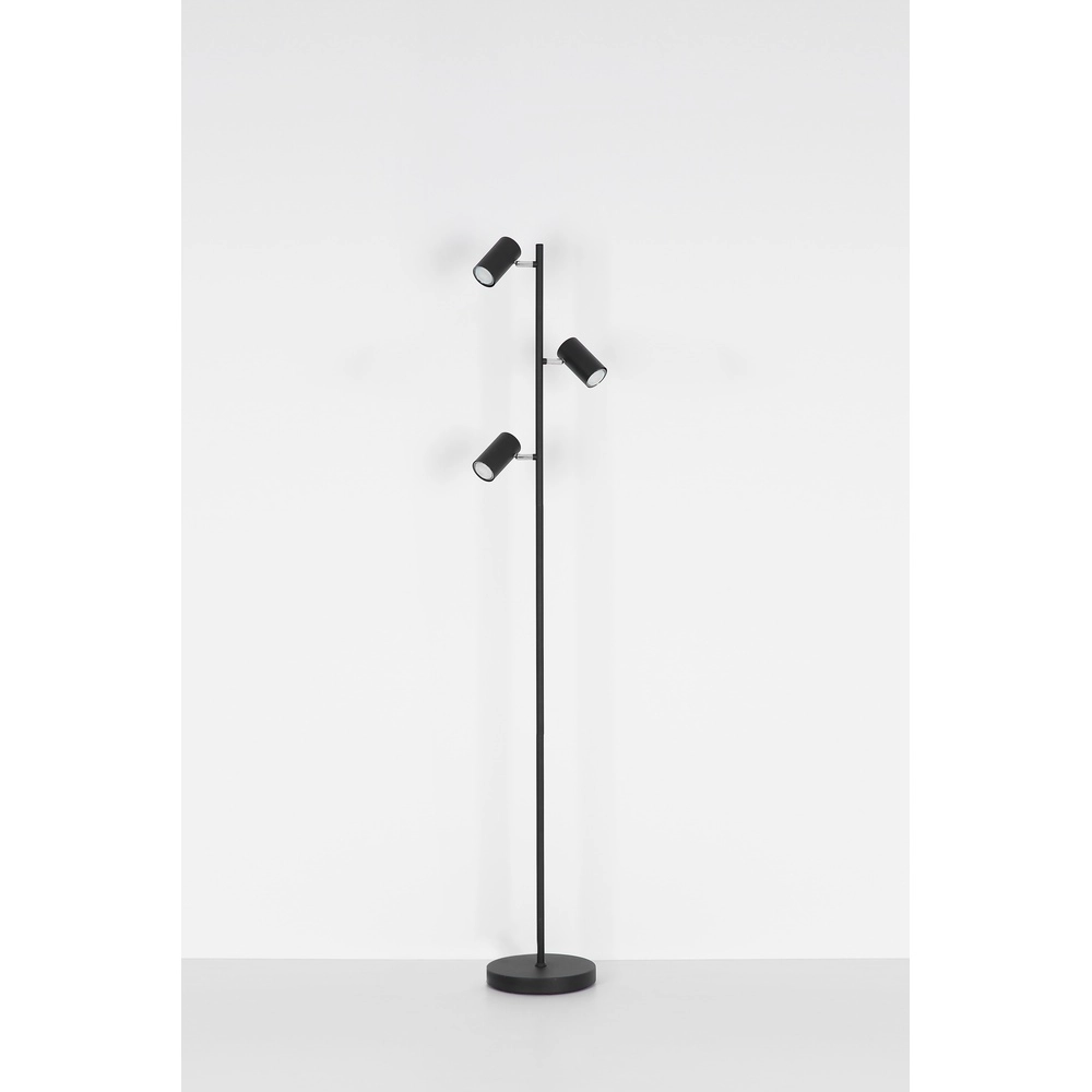 Vloerlamp 3-lichts Robby zwart Globo 9007371419845