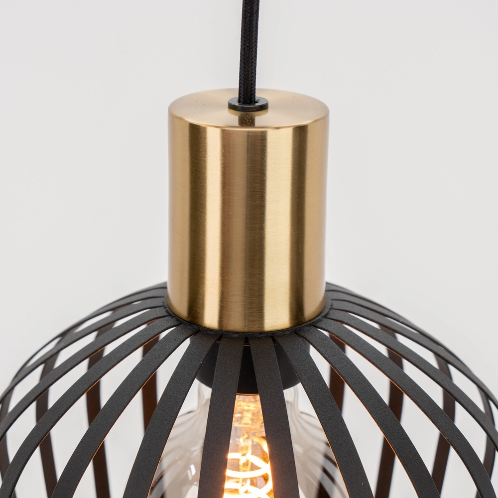 Hanglamp Empoli zwart met goud - Ø 20cm Eglo 9008606299881