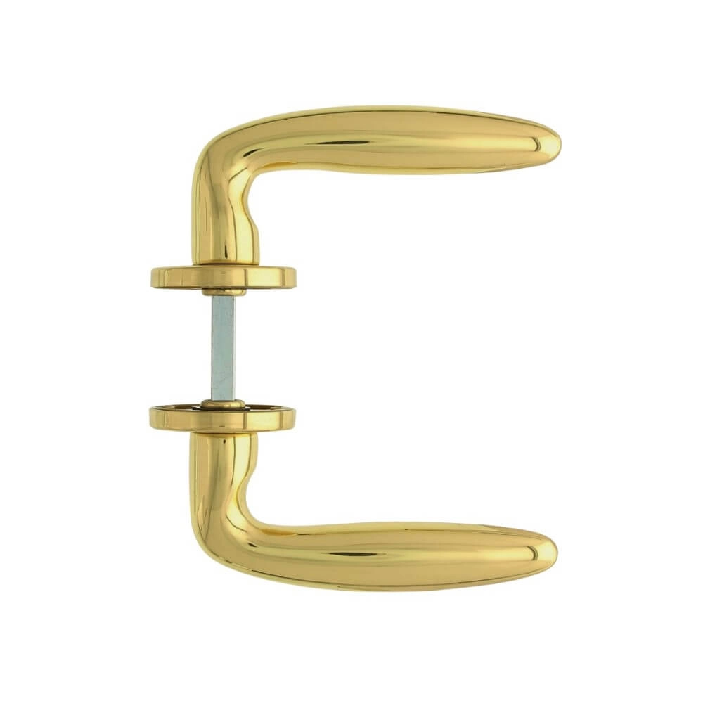 Deurklink Sigaar messing gelakt Intersteel 8714186068243