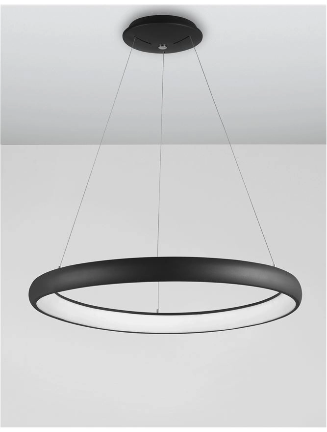 Design hanglamp Albi zwart Ø 81cm Design hanglamp Albi zwart Ø 81cm