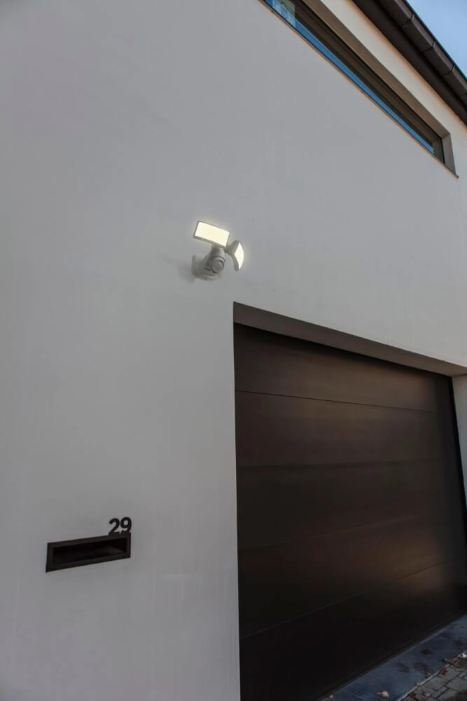 Witte wandlamp Arc design Lutec 6939412042800