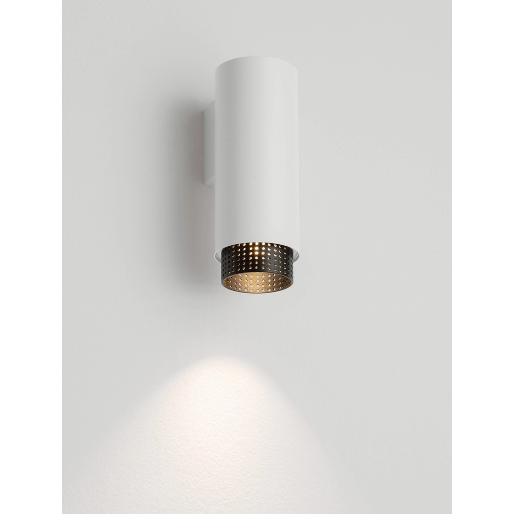 Wandspot Nessi wit met zwart