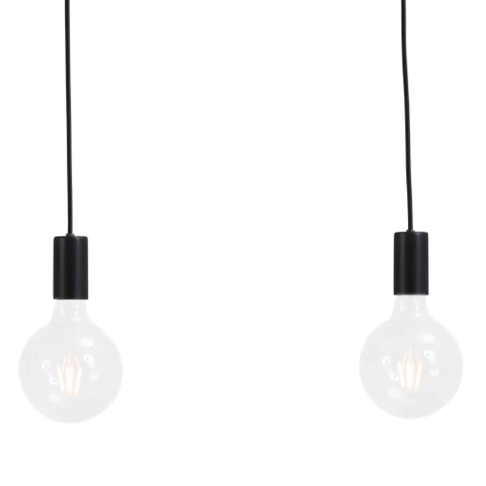 Zwarte pendel hanglamp Concepto 3-lichts Masterlight 8718121142388