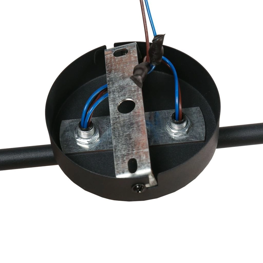 Plafondlamp 4-lichts Sumba met bamboe kappen Ø12cm Steinhauer 8712746182842