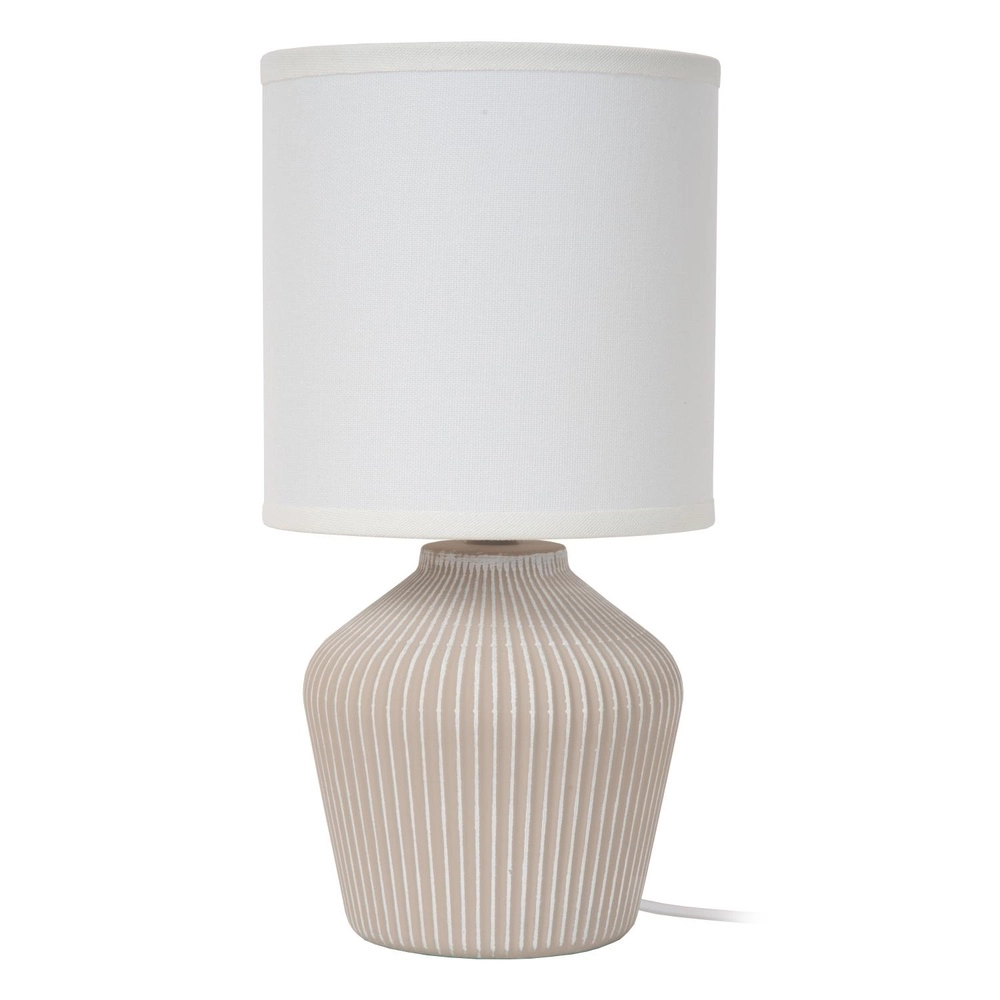 Prachtige schemerlamp Filiz Ø 16cm crème