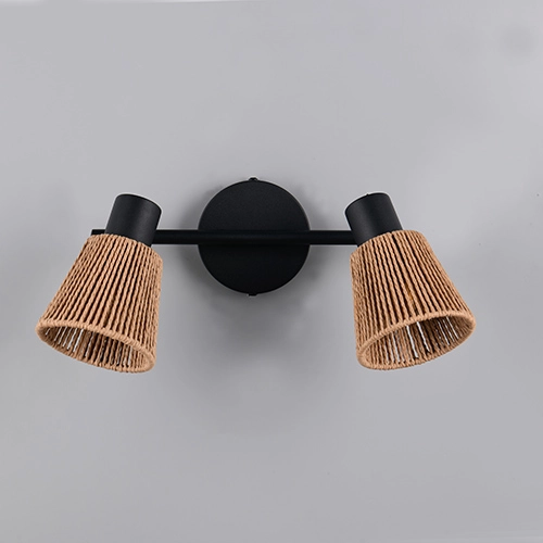 Plafondlamp Natrel dubbel bruin Trio 4017807672343