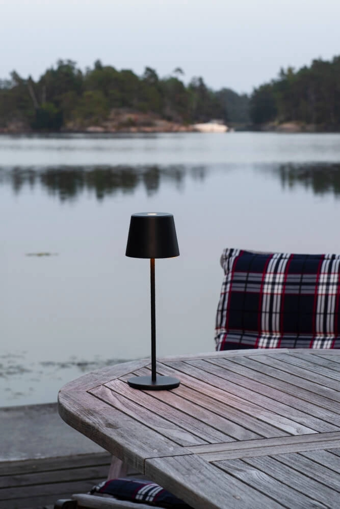 Oplaadbare tafellamp Vence zwart KonstSmide 7318307888751