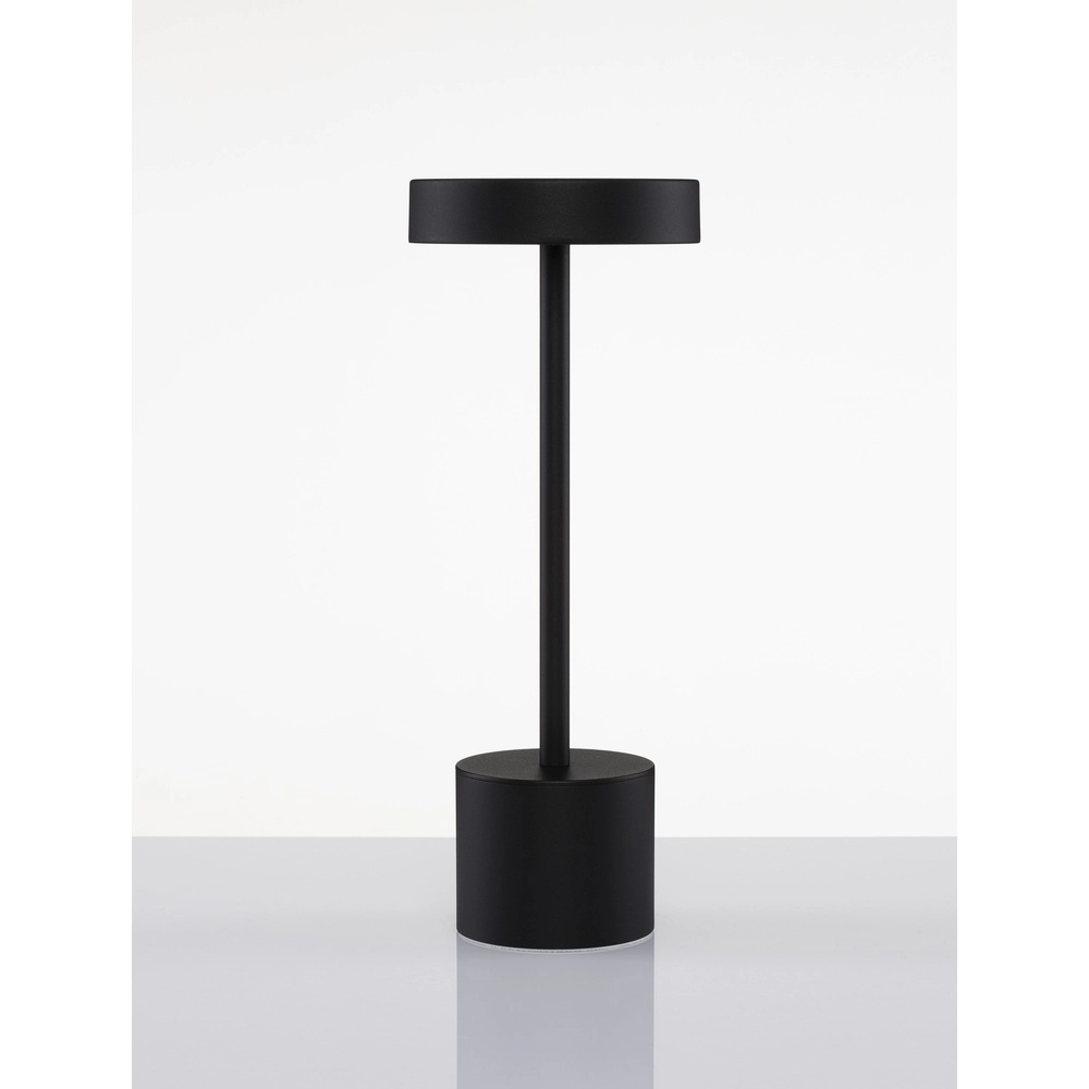 Design tafellamp Fumo oplaadbaar zwart Lyora 5212017434753