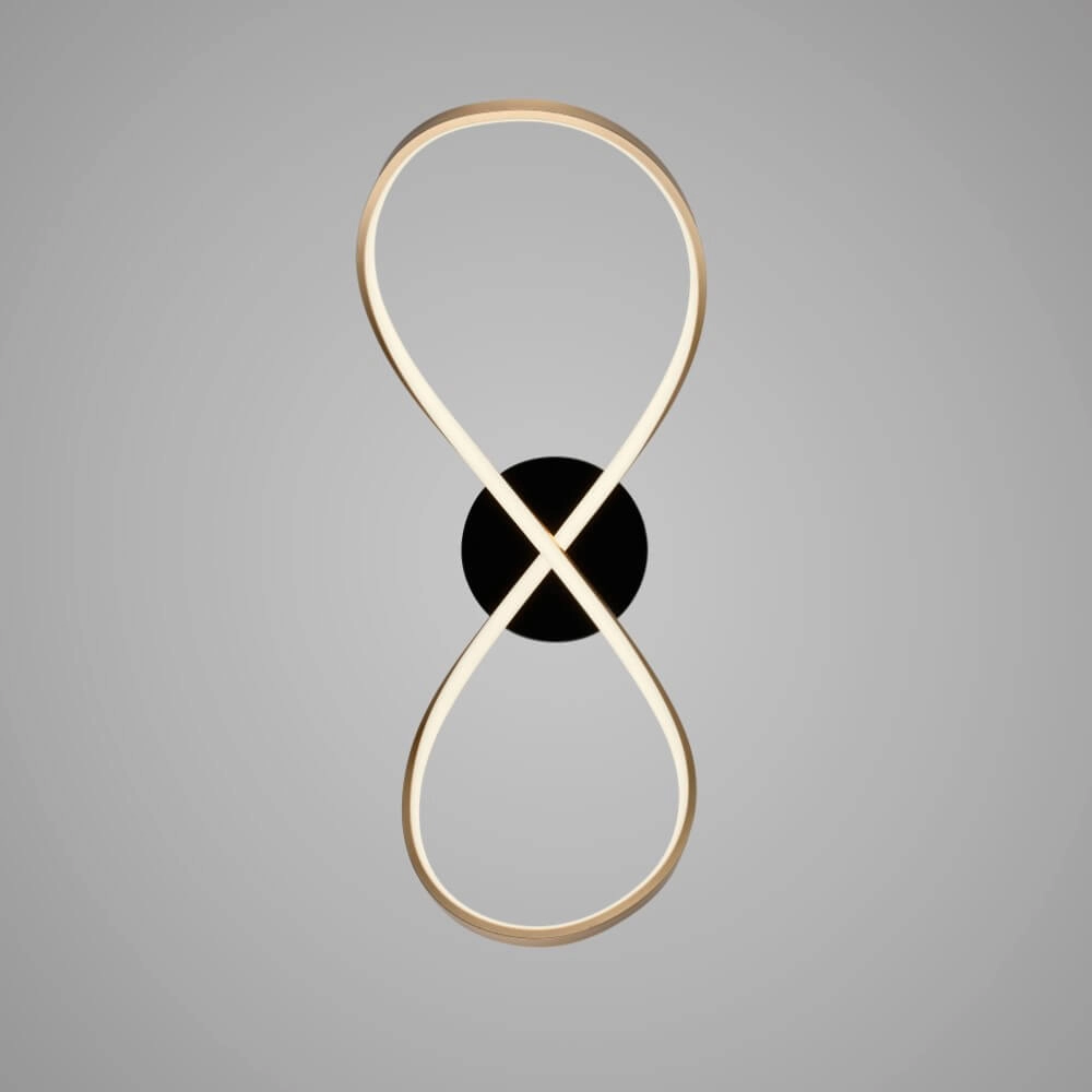 Design plafondlamp Okta messing/zwart Just Light 4043689001940