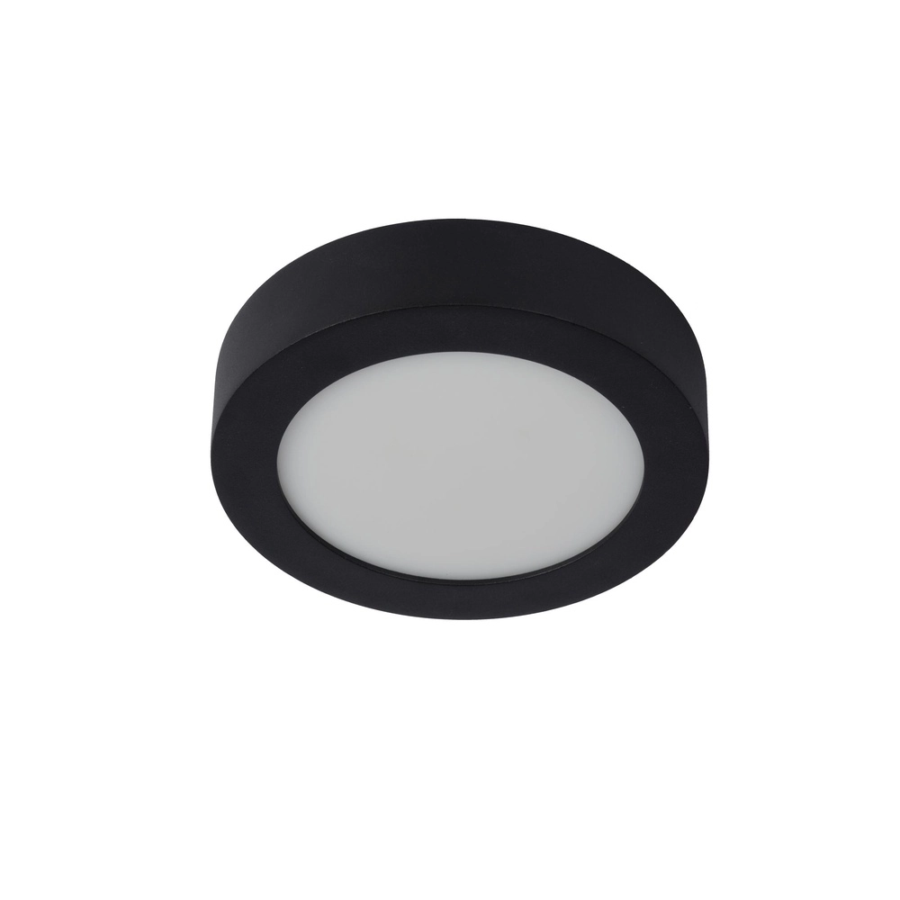 Plafonniere Brice-Led Ø 18cm - IP44 zwart