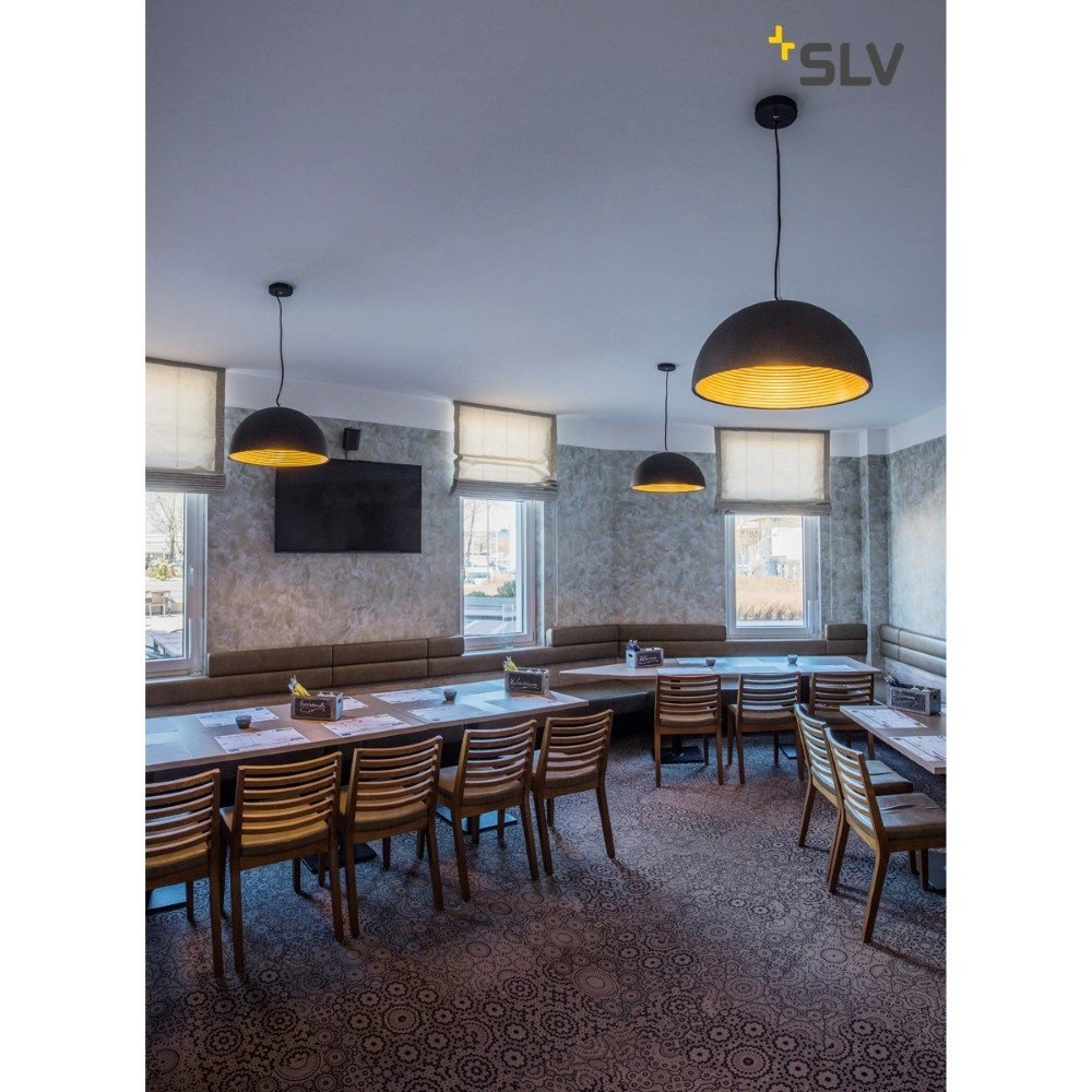 Trendy hanglamp Forchini M PD-1 zwart SLV 4024163136976