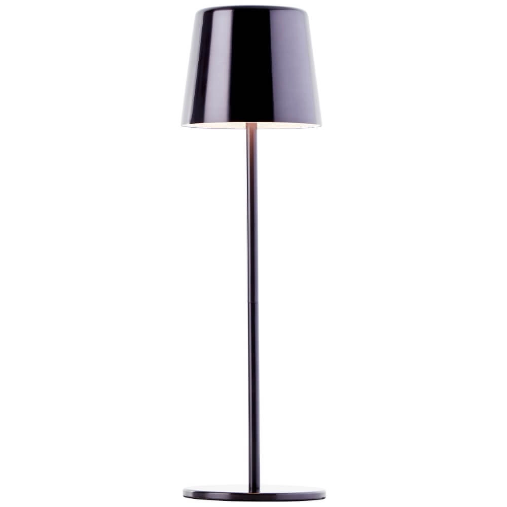Oplaadbare tafellamp Xaana zwart Brilliant 4004353444869
