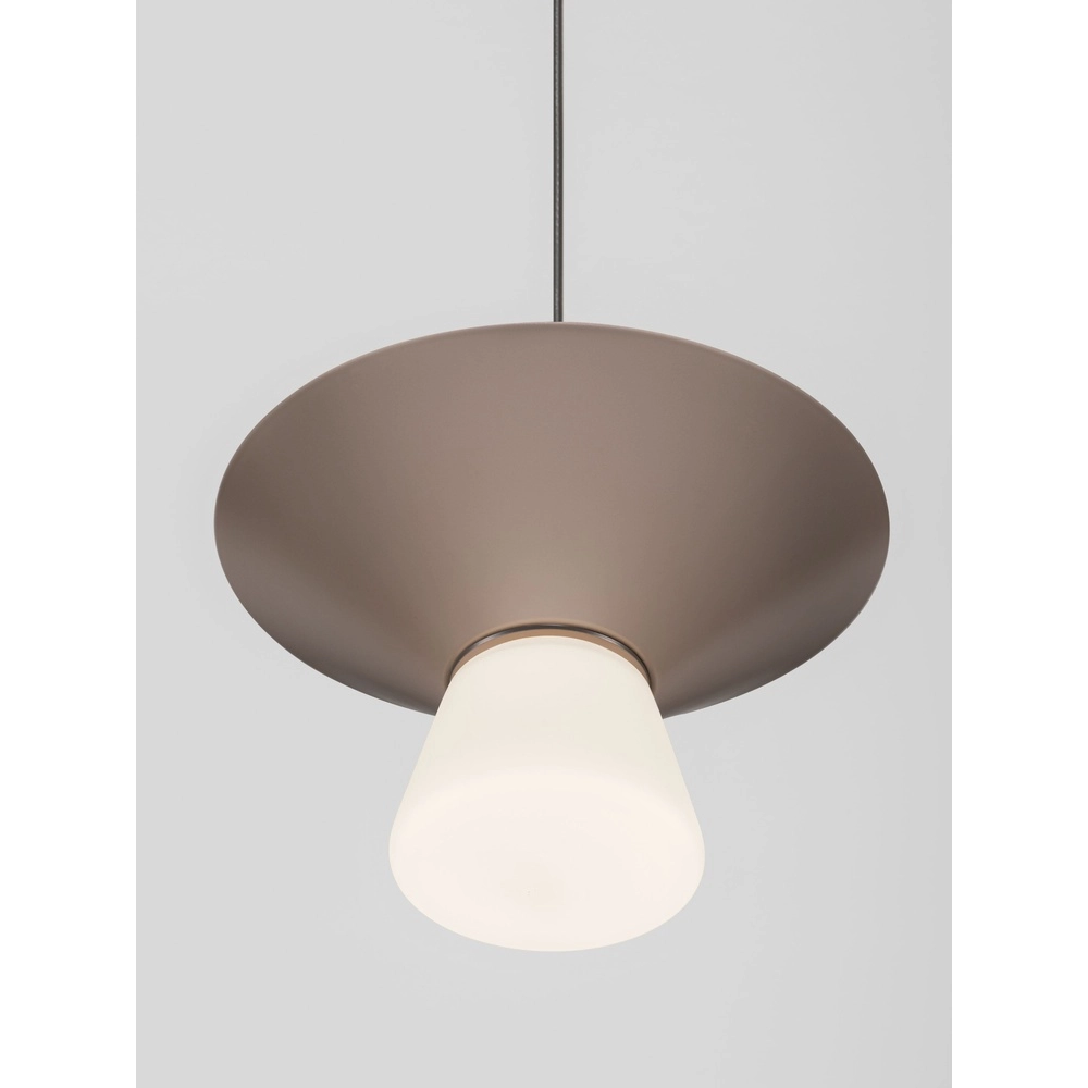 Design hanglamp Baris bruin Ø 22cm Lyora 5212017495266