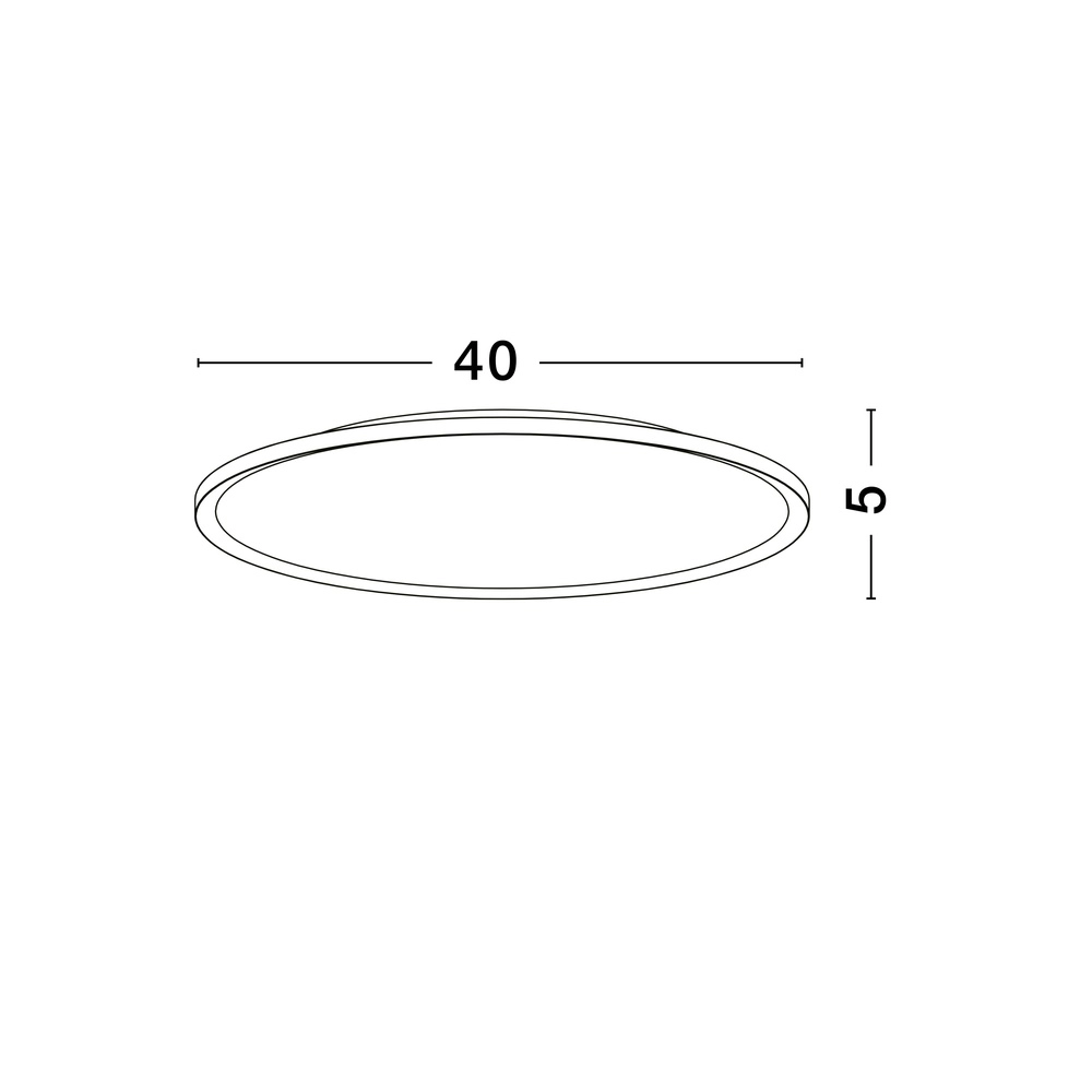 Plafonniere Aoton goud Ø 40cm Lyora 5212017448712