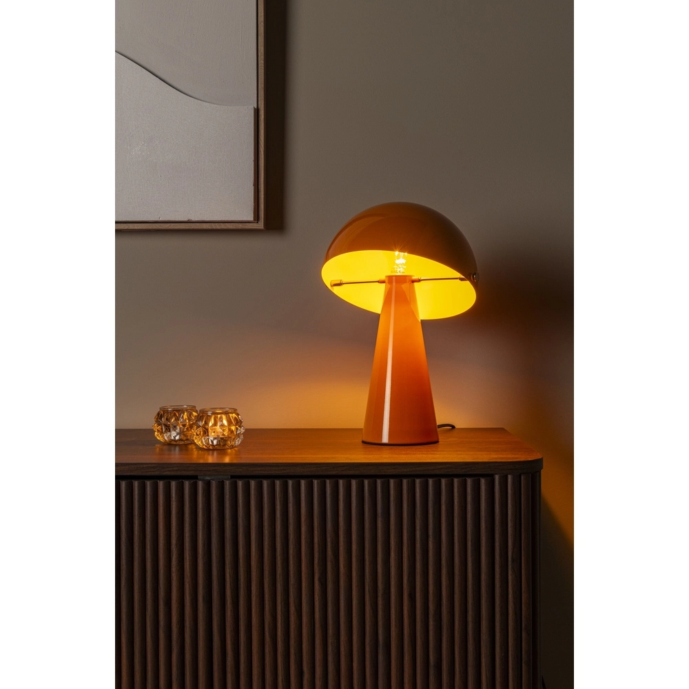 Tafellamp Barone oranje Ø 23cm Lucide Vibes 5411212650092