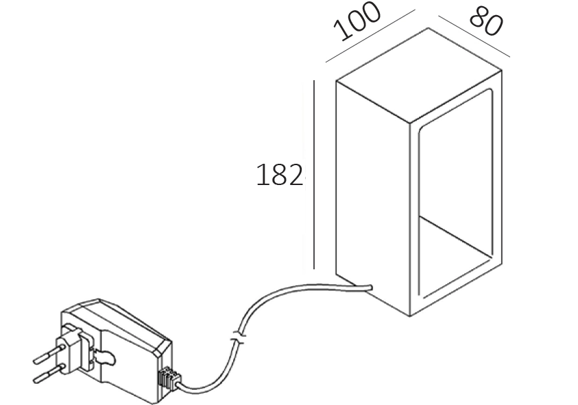 Champagne tafellamp Corridor Artdelight 8720701103719