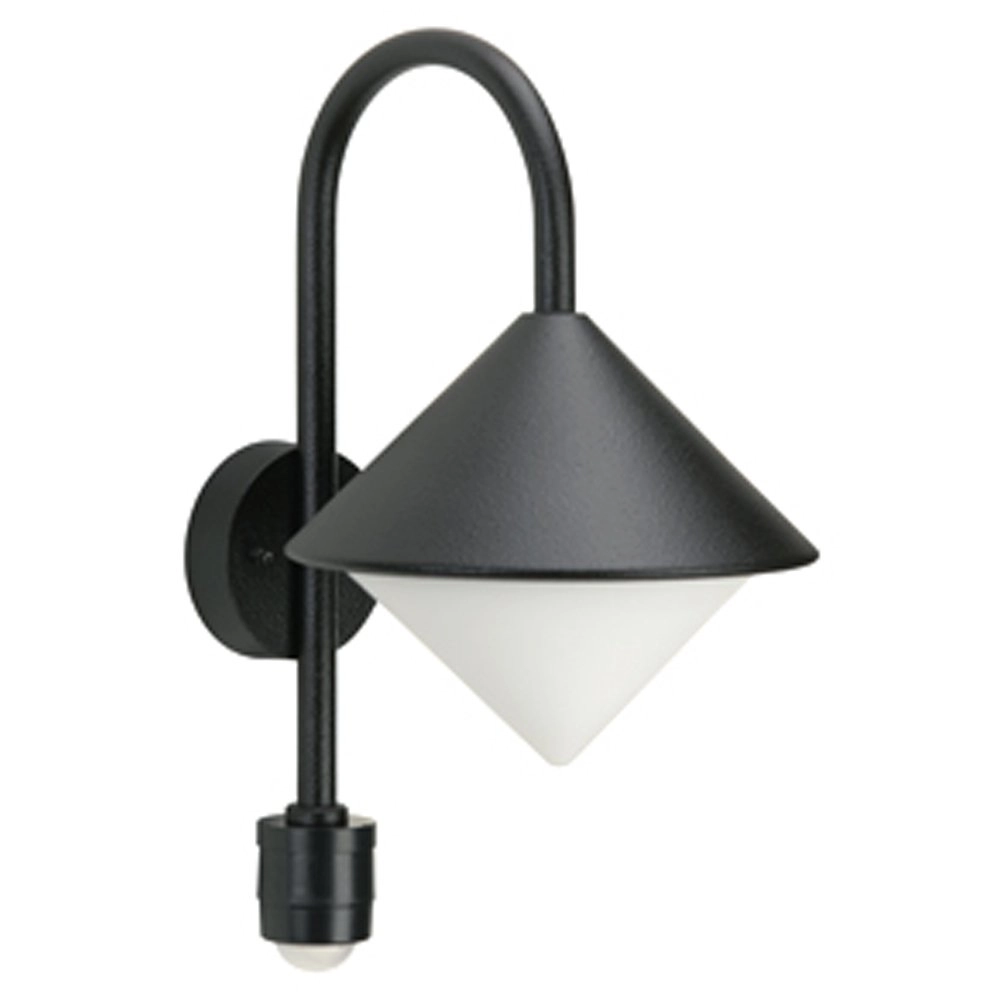 Buitenlamp zwart bewegingssensor Triangle met sensor zwart