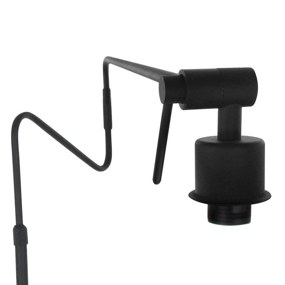 Vloerlamp Lindstrom zwart met kap lichtblauw Steinhauer 8712746175240