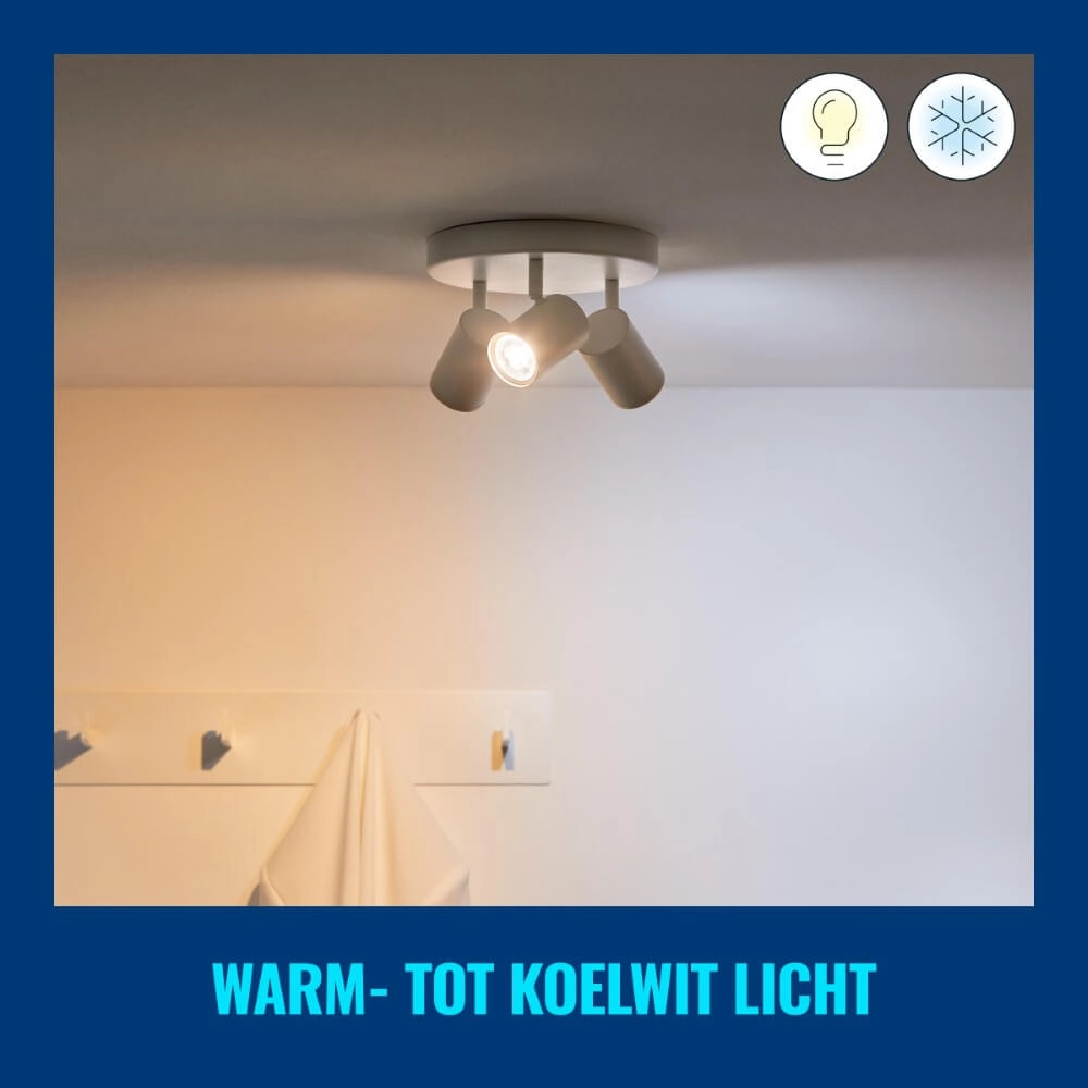 3-lichts opbouwspot Imageo smart - wit WiZ 8719514554511