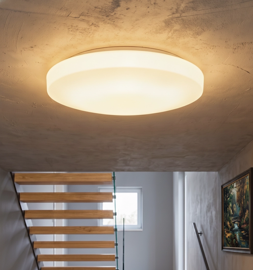 Plafondlamp Ivi Ø 40cm wit