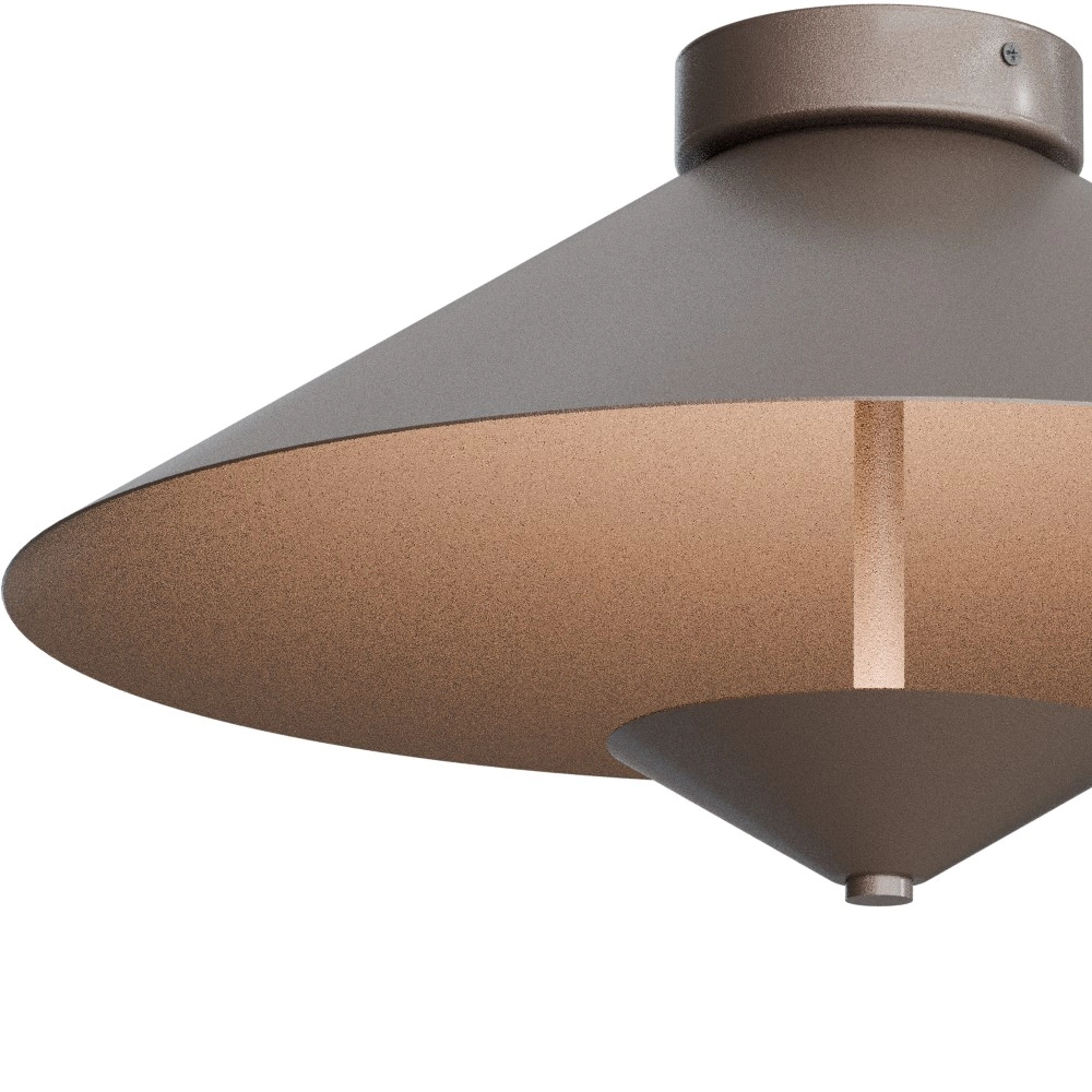Plafondlamp Ceppo cacao bruin Ø 45cm Masterlight 8718121389677