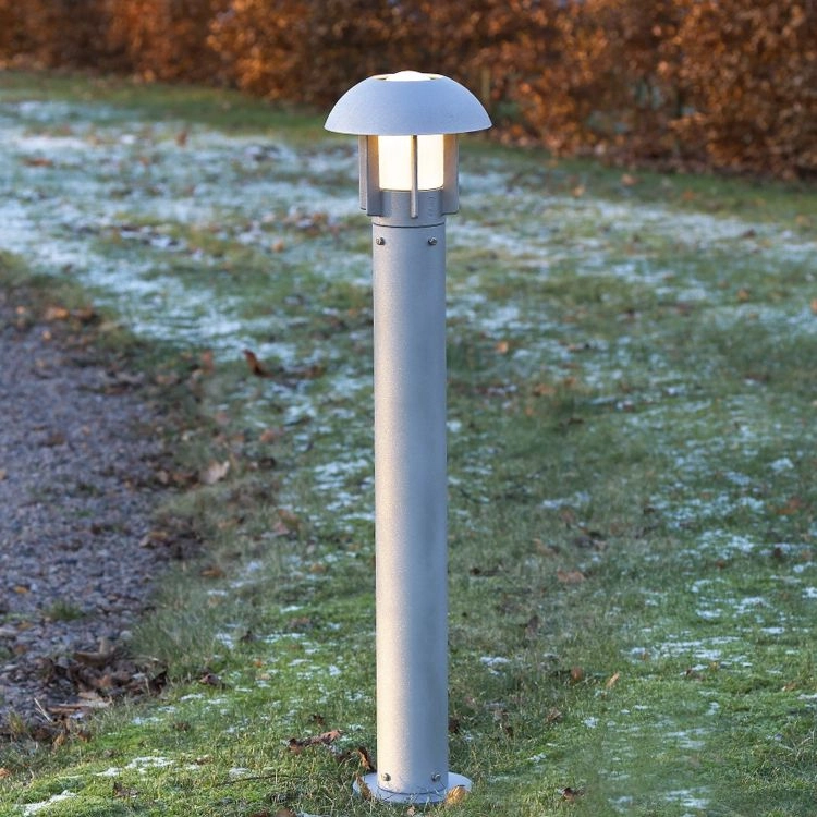 Staande moderne tuinlamp Heimdal 102cm mat zilver KonstSmide 7318305123120