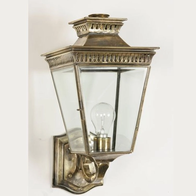 Landelijk buitenlamp Pagoda handgemaakt - antiek koper (ANT) Limehouse 8716803506794