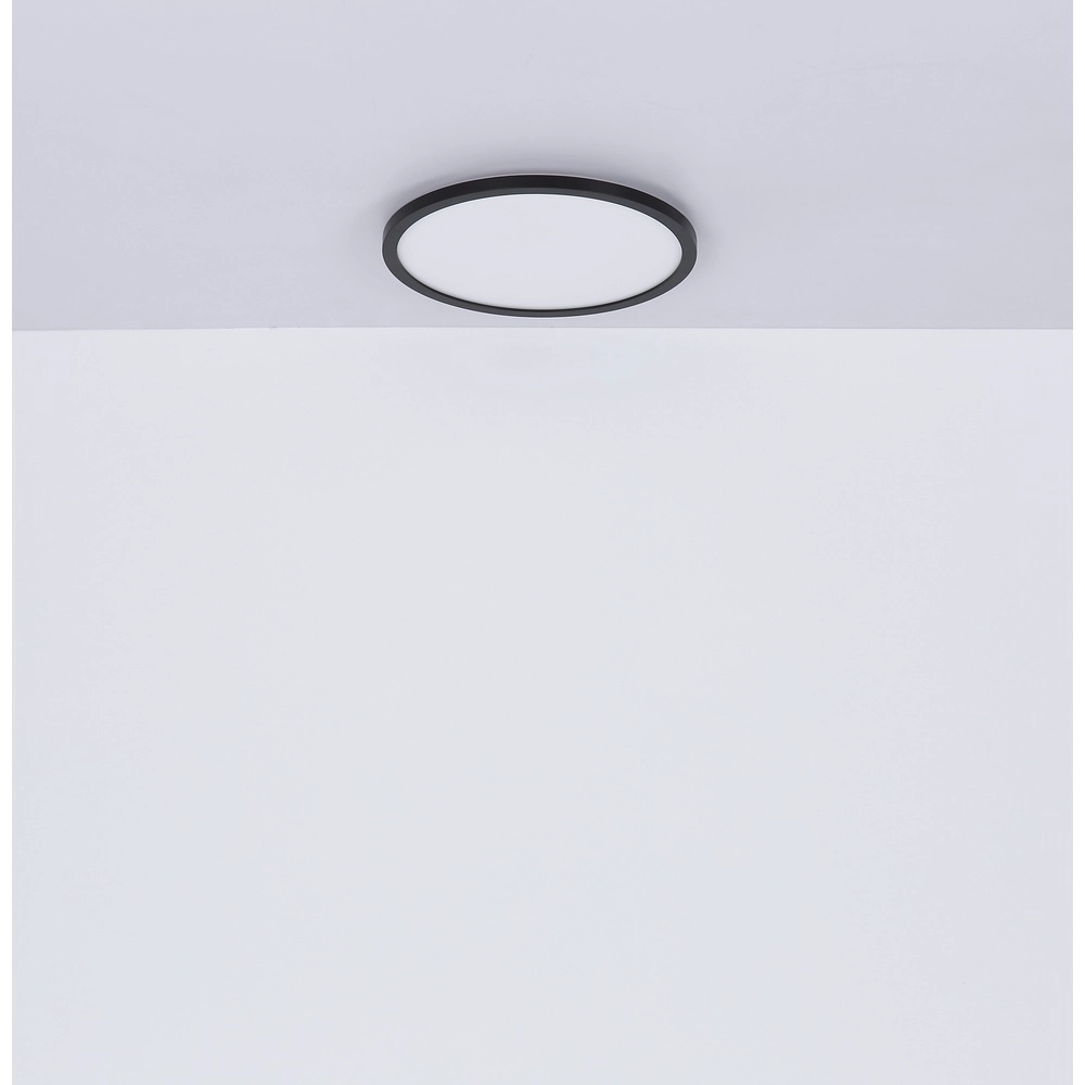 Plafonniere Sapana Ø 29,4cm zwart Globo 9007371411405