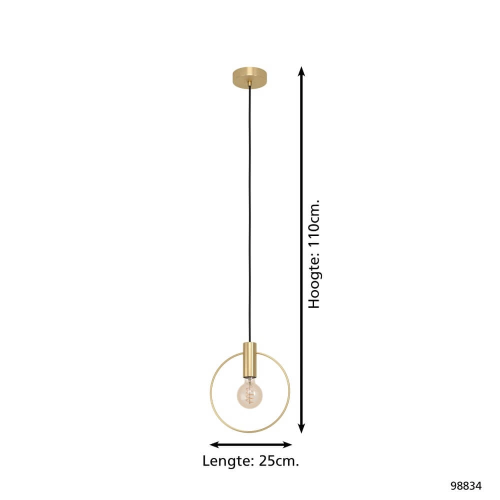 Gouden hanglamp Manizales Ø 25cm Eglo 9002759988340