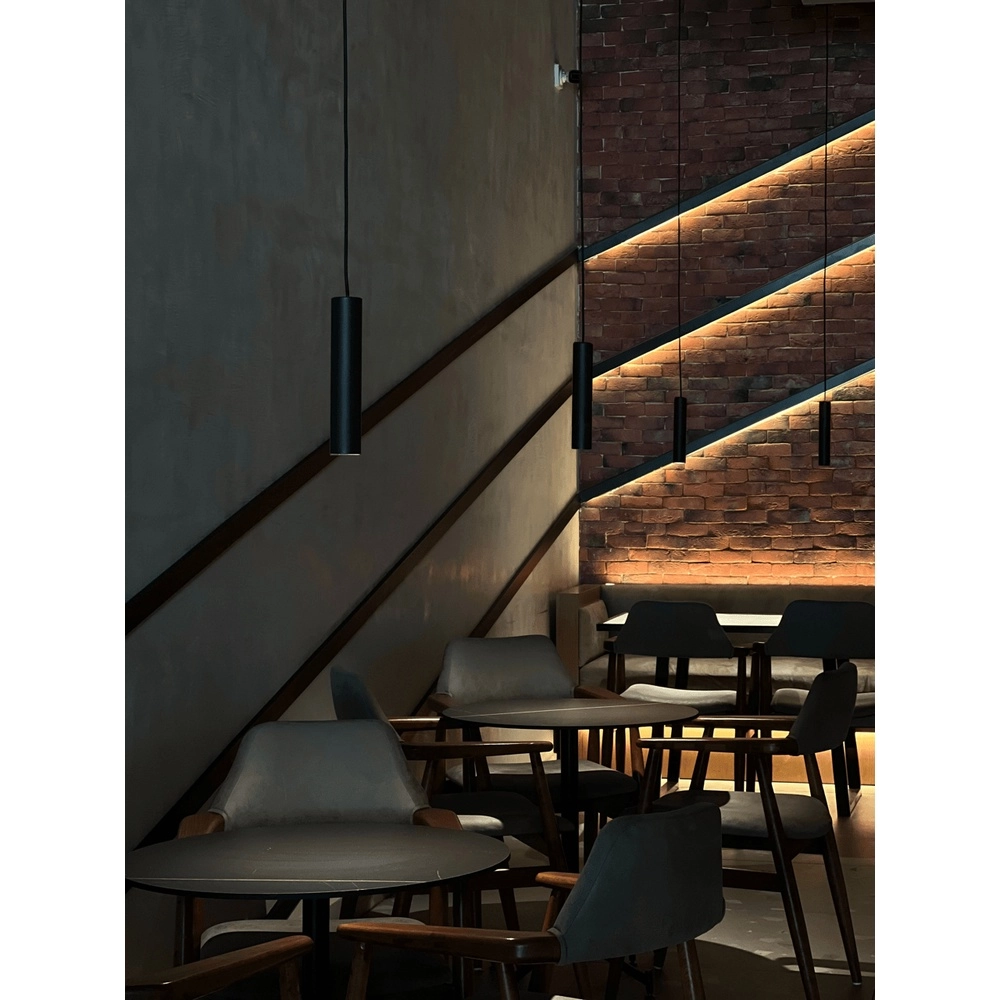 Hanglamp 30cm pendel Run zwart Masterlight 8718121204482