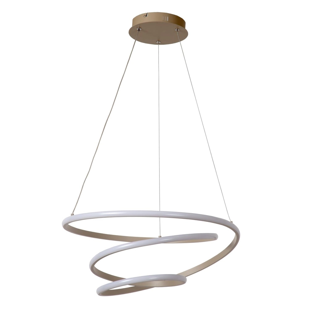 Moderne hanglamp Espiral zand bruin 40W