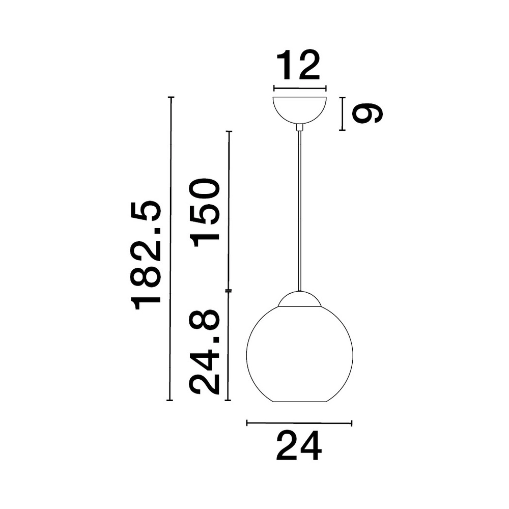 Design hanglamp Midori amber glas Lyora 5212017434241