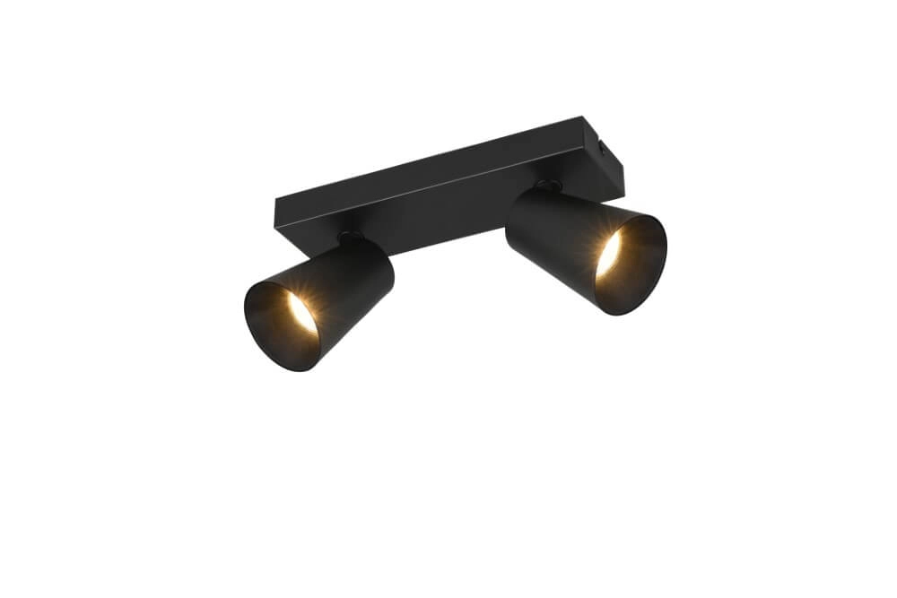 Dubbele opbouwspot Sharp zwart Trio 4017807613063