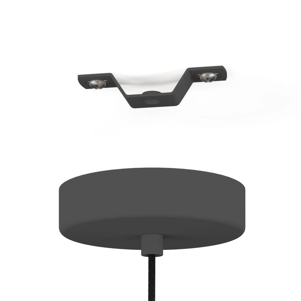 Hanglamp Petrosa met grijze kap Stars of Light 9008606238149