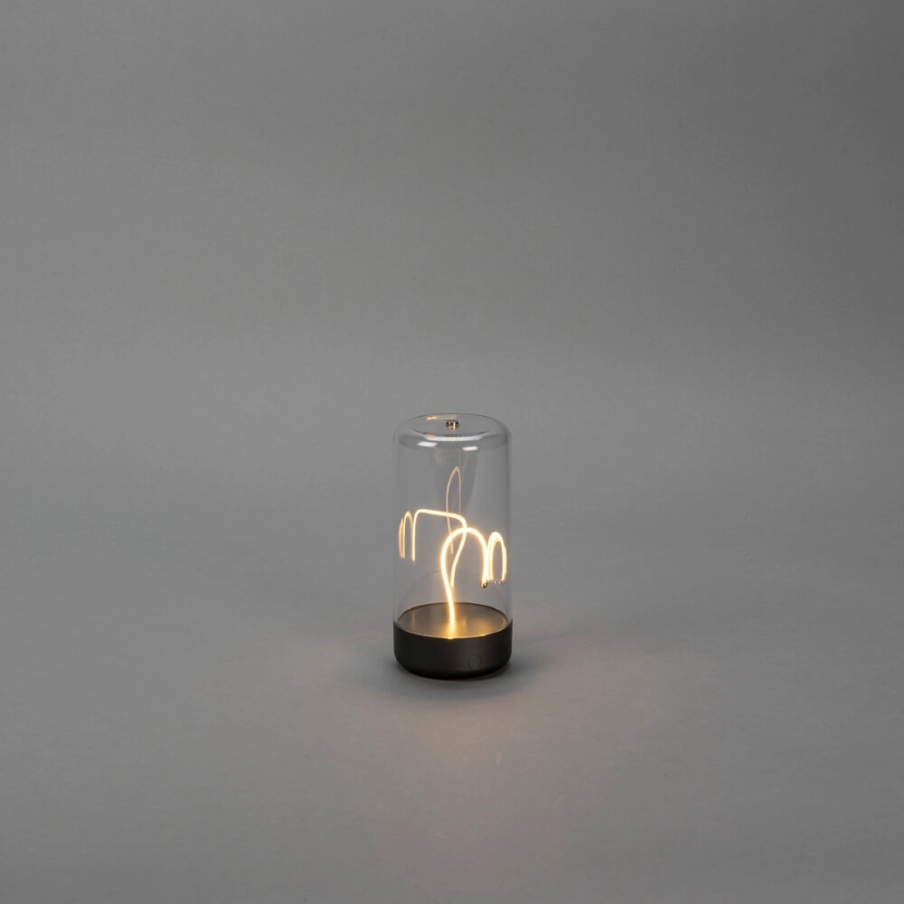 Oplaadbare lamp Edison XS antraciet KonstSmide 7318307849370