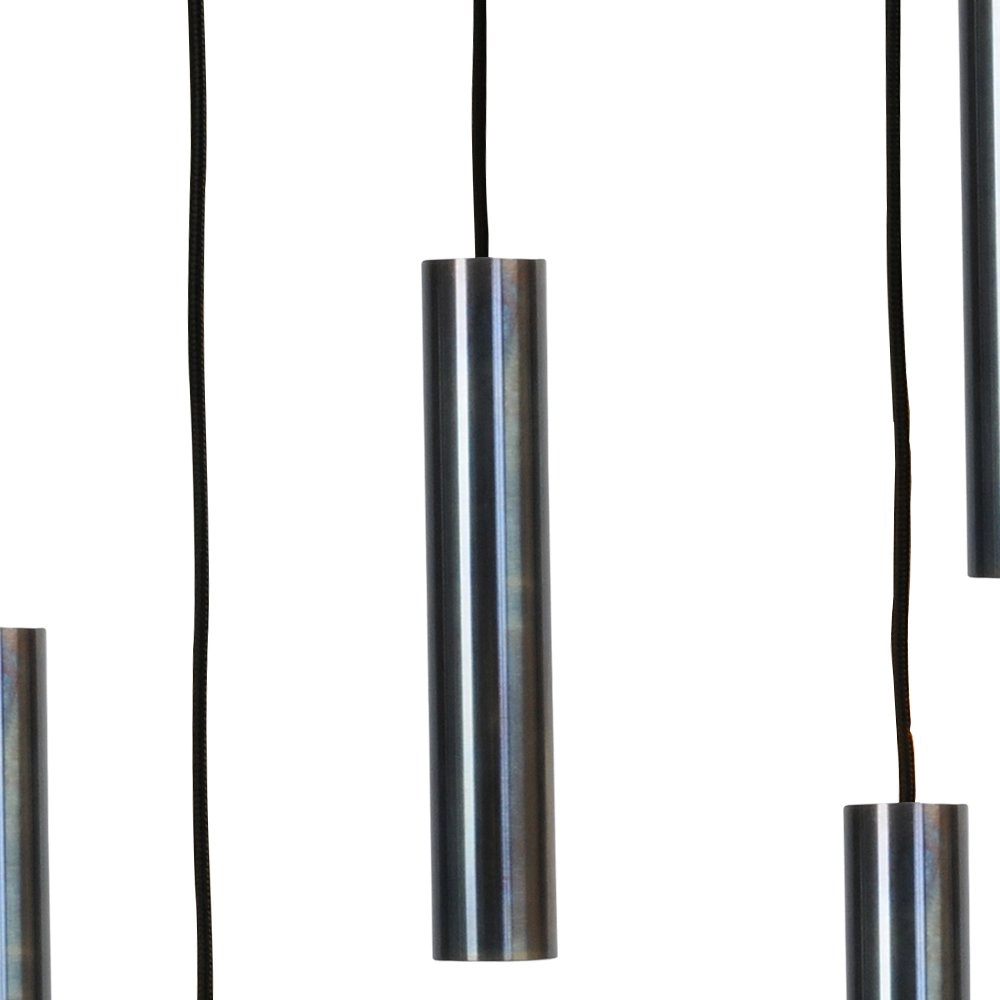 Hanglamp Run 5-lichts gunmetal cilinders Masterlight 8718121216454