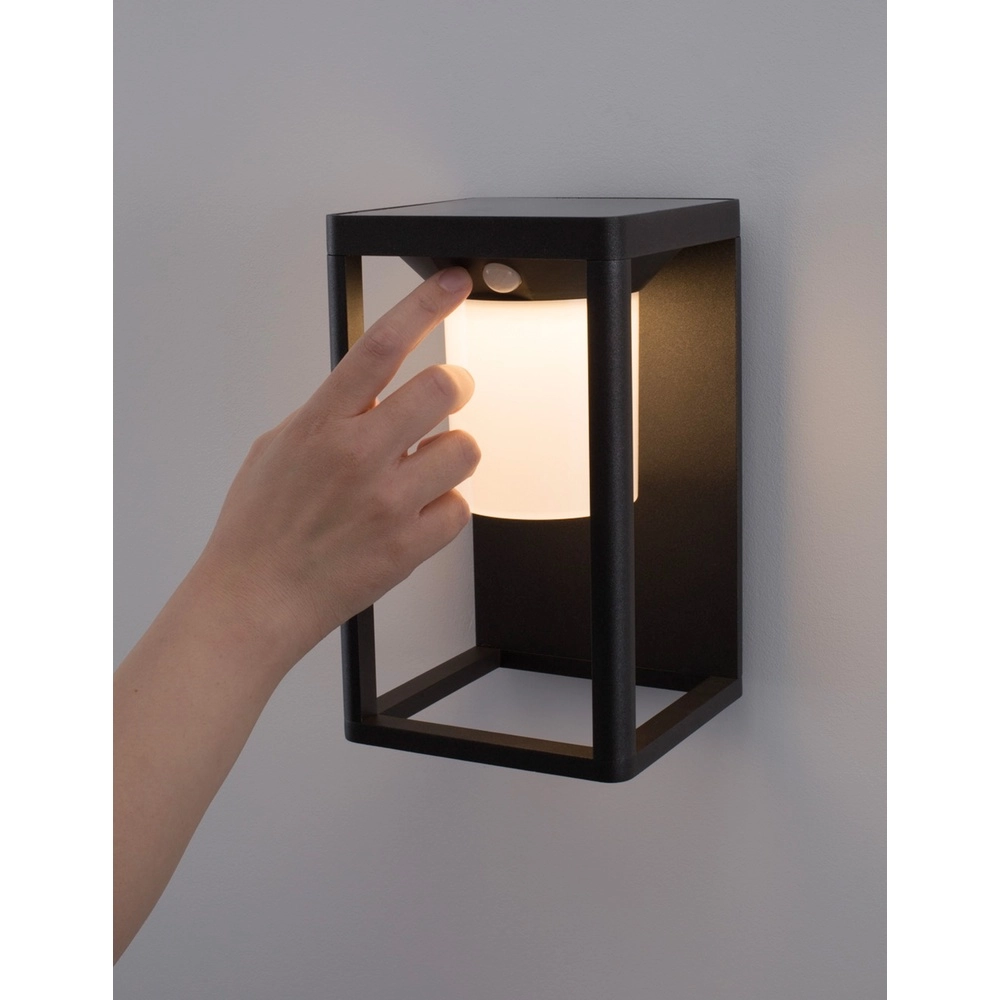 Solar wandlamp Loveto antraciet Lyora 5212017425478
