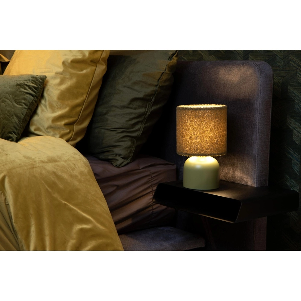 Tafellamp Woolly groen Lucide 5411212105868