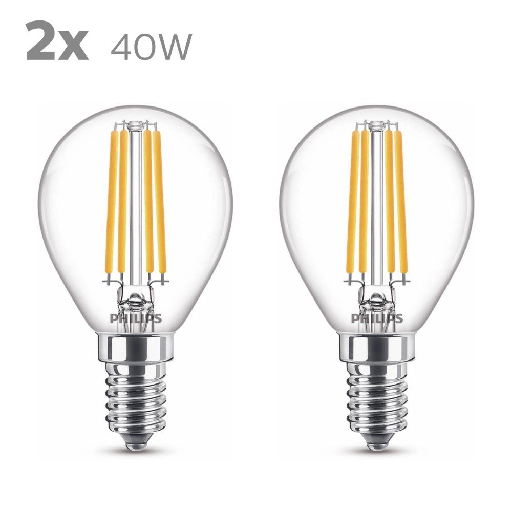 4,5W - E14 - 2700K - 470 lumen set van 2 Philips 8718699777630