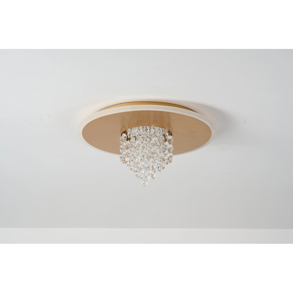 Plafondlamp Deluge goud Searchlight 5053423299051