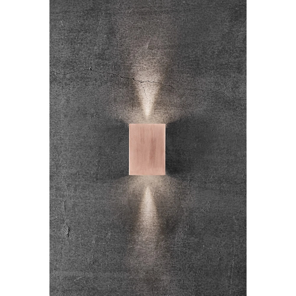 Wandlamp koper Fold strak design Nordlux 5704924000546