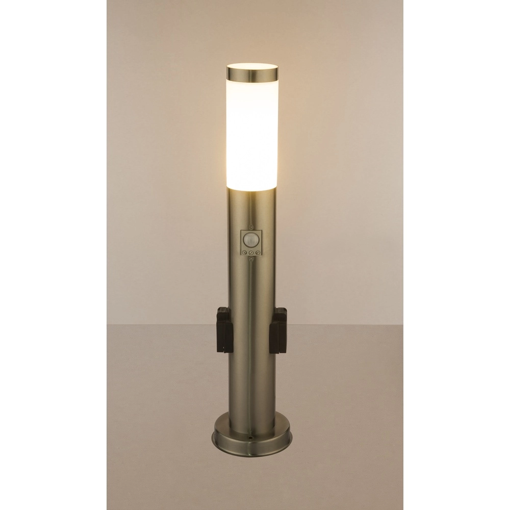 Tuinlamp Boston I RVS met stopcontact Globo 9007371353026