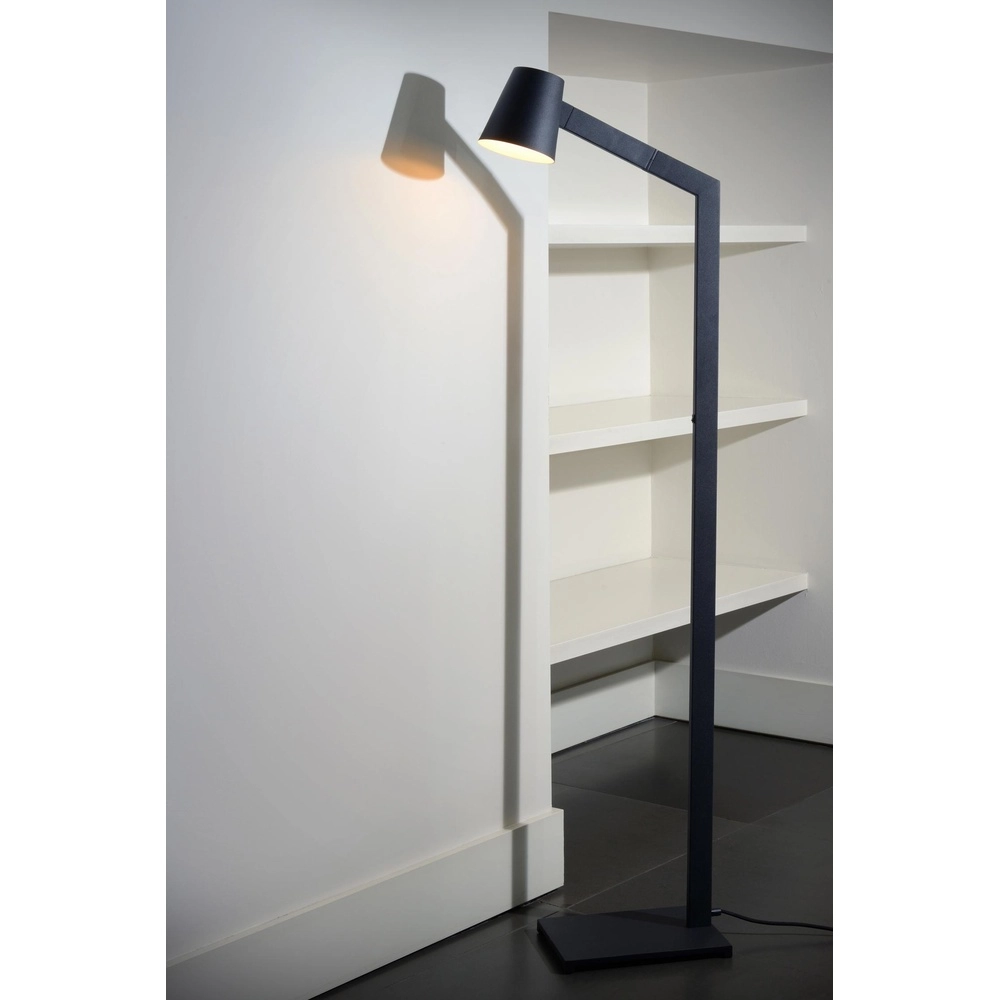 Zwarte leeslamp Mizuko design Lucide 5411212201737