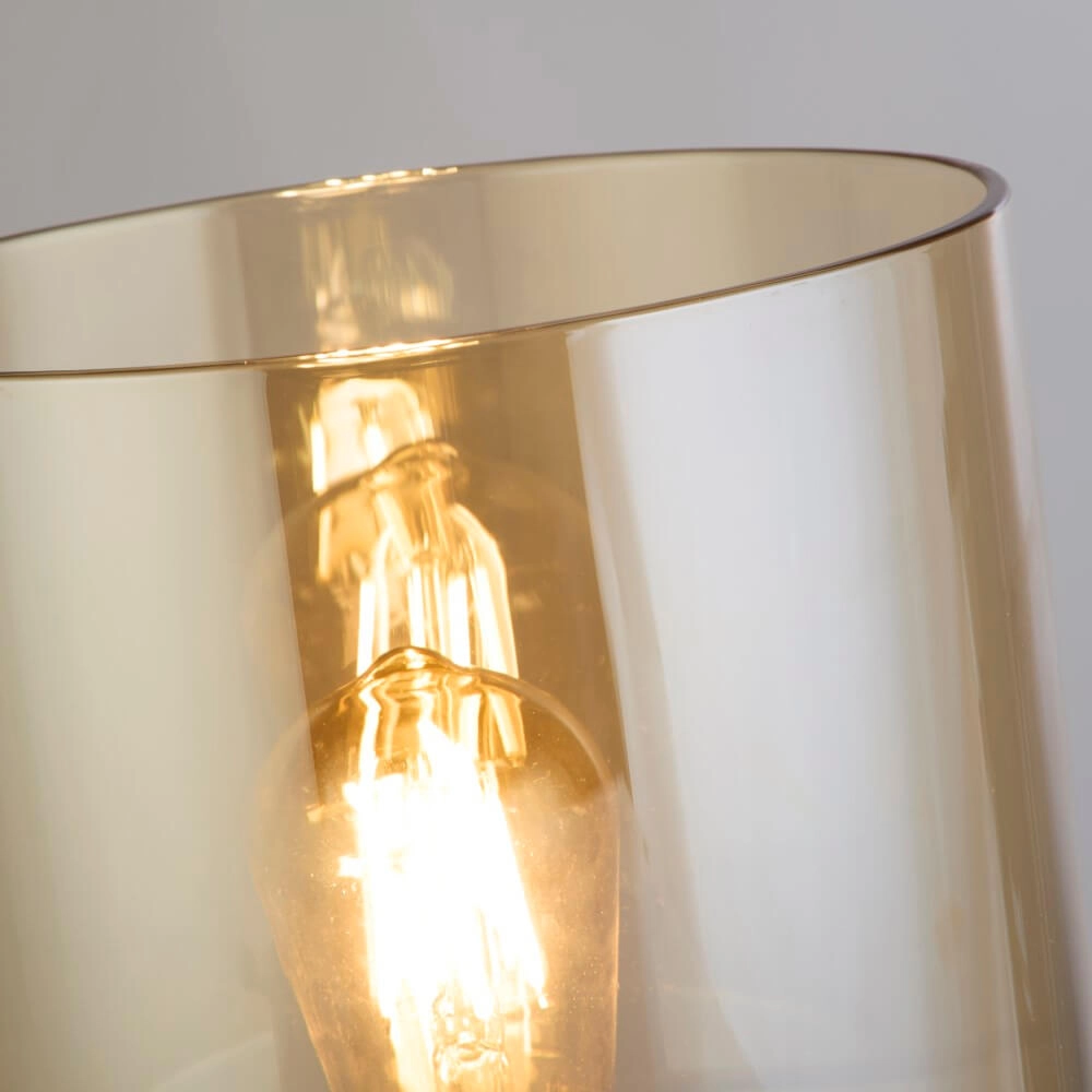 Tafellamp Sweden mocha bruin Searchlight 5053423272115