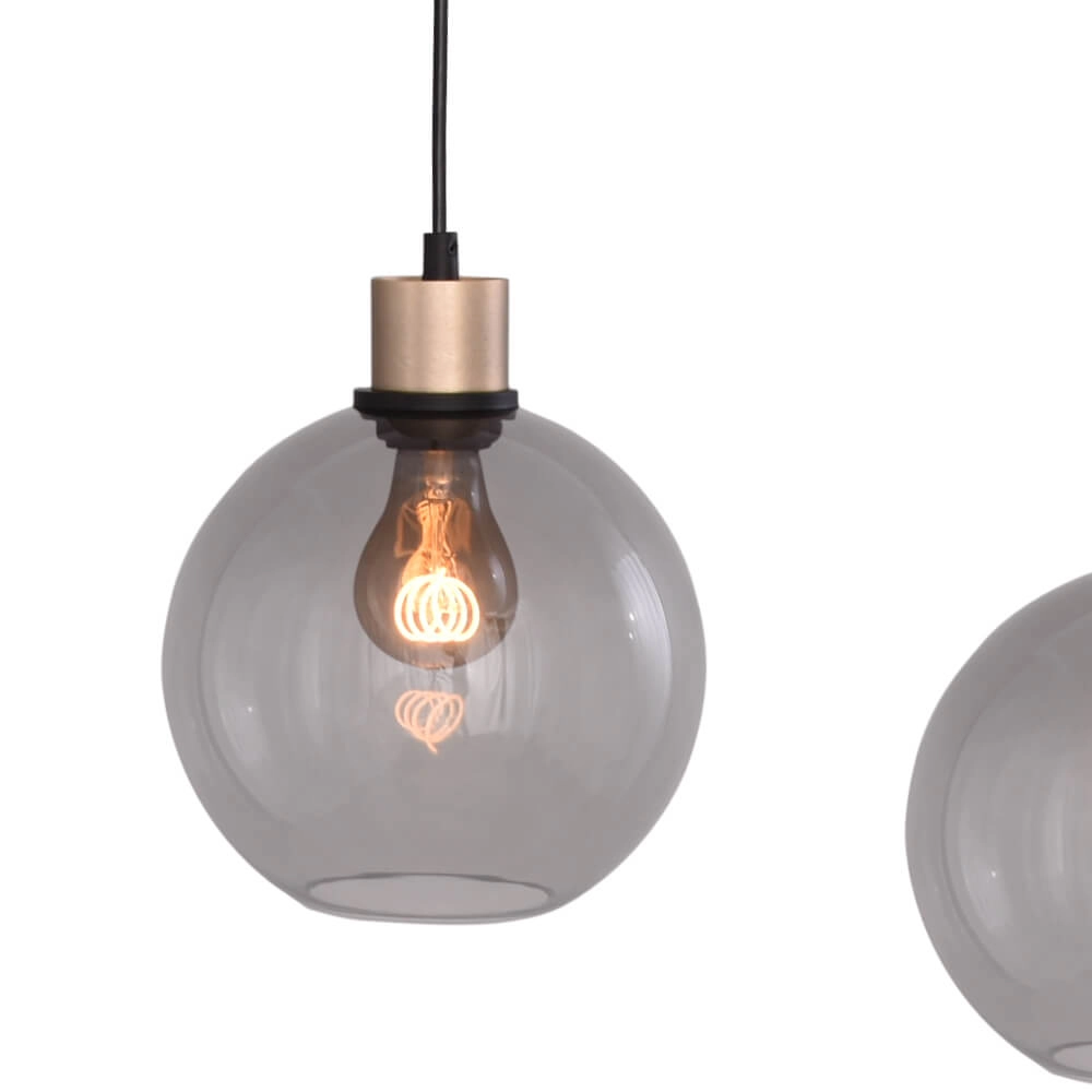 Hanglamp ovaal Lazise Oval 4x Ø 20cm goud Masterlight 8718121303130