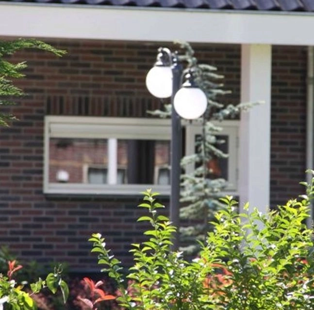 Staande bollamp Madeira 144cm met 25cm bol - zwart KS Verlichting 8714732715041