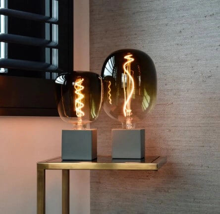 Grijze tafellamp Talex E27 fitting Circle 8712879148005