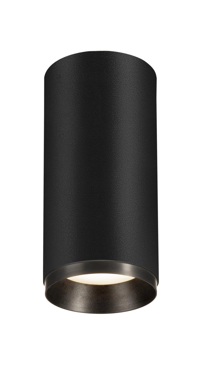 Opbouwspot Numinos M Dali cilinder zwart 4000K - 24gr