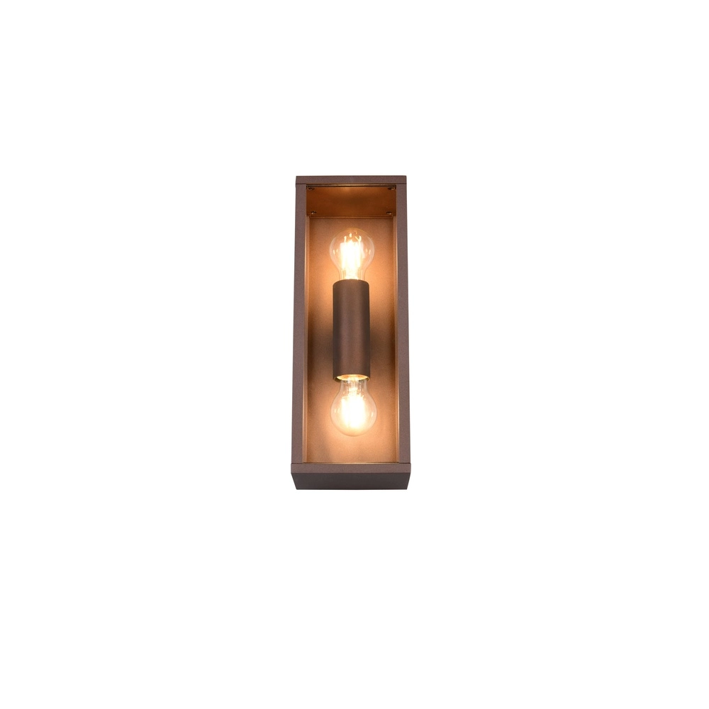 Moderne wandlamp Garonne M roestbruin Trio 4017807687392