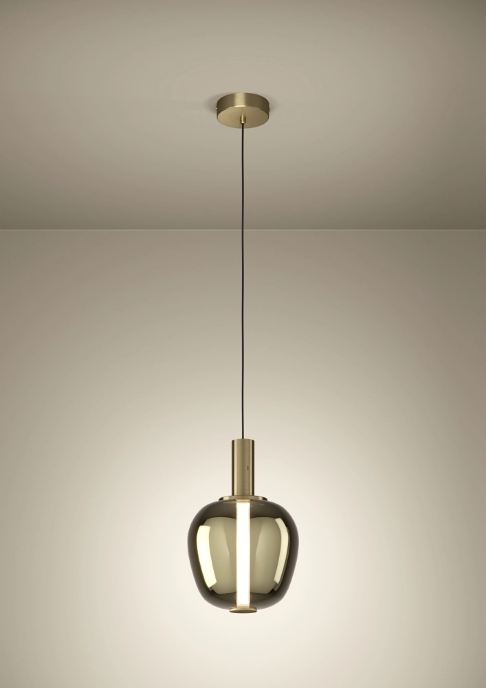 Design hanglamp Fruitera goud Ø 25cm Stars of Light 9008606360048